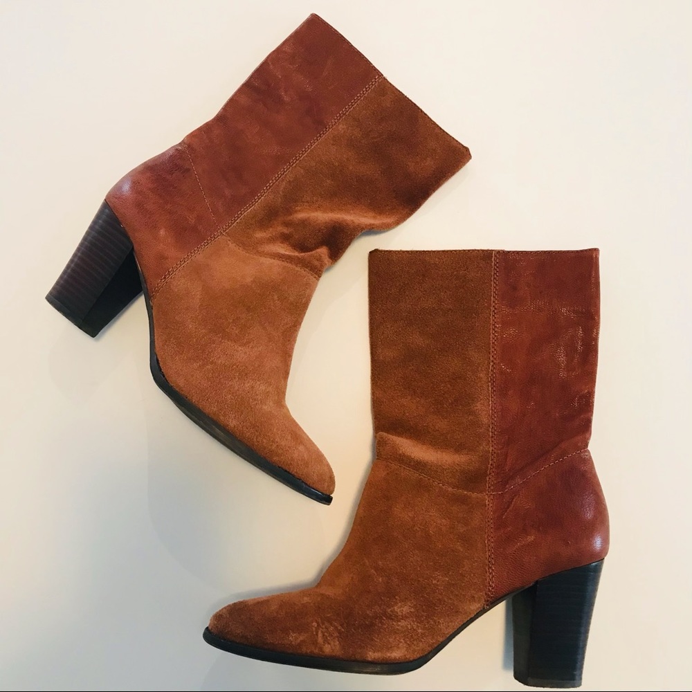 BLACK | SAKS FIFTH AVENUE | 8.5 | LEATHER